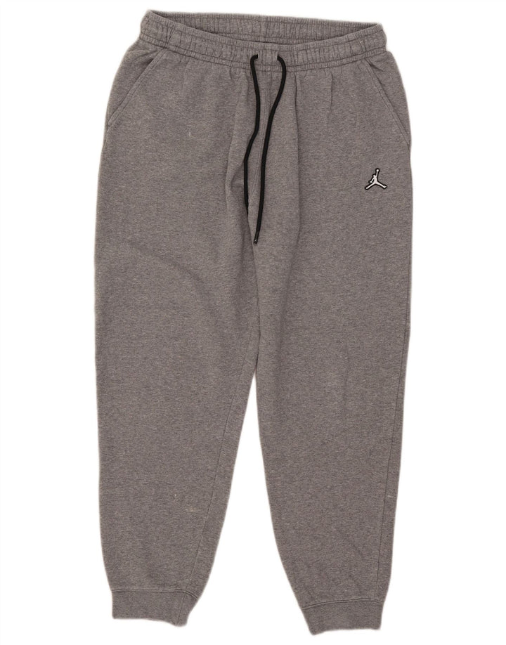 Jordan Pantalon de survêtement pour homme en coton gris Taille L