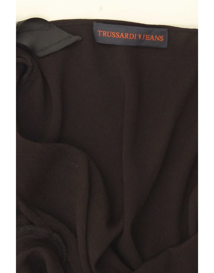 Trussardi Top Épaules Dénudées IT 48 XL Noir Viscose |