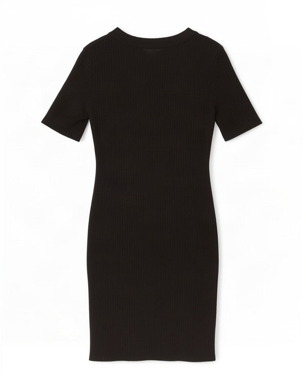 Zara Robe moulante pour femme UK 10 Small Noir