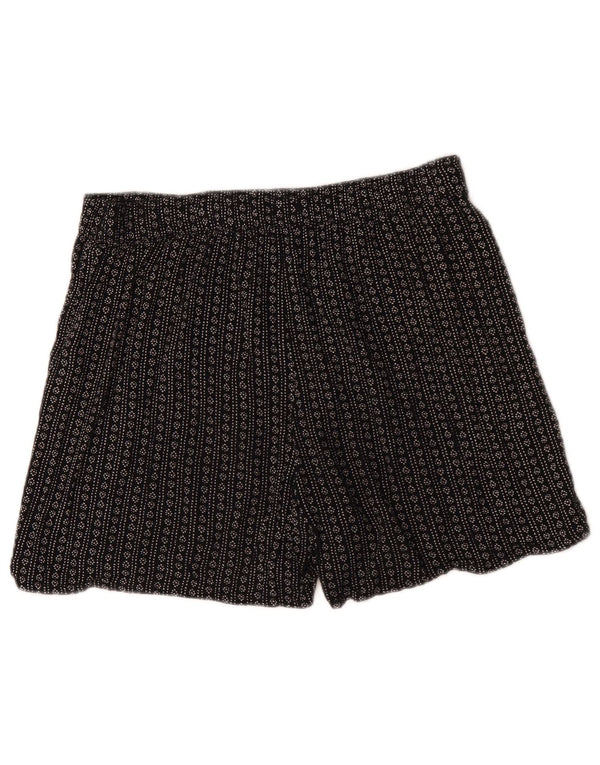 Marks & Spencer Short à motif abstrait pour femme UK 12 Medium W34 Noir