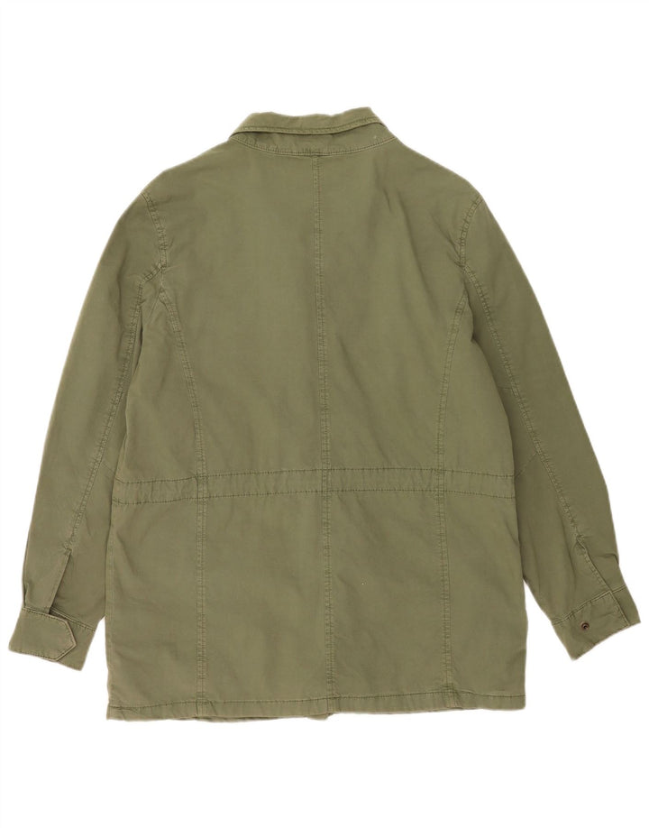 Marks & Spencer Veste utilitaire surdimensionnée pour femme UK 8 Petit coton vert