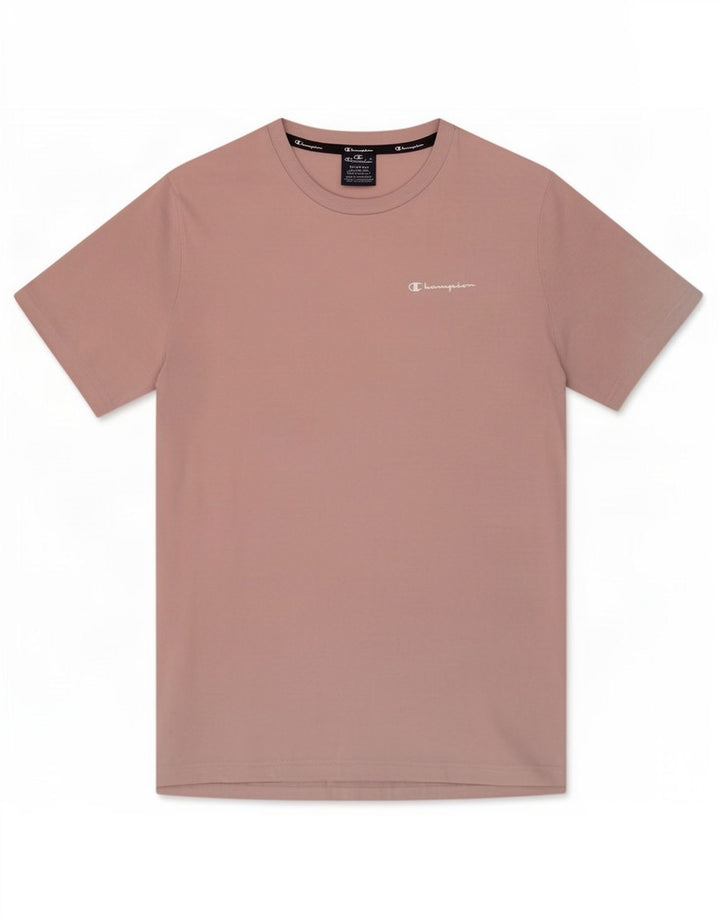 Champion T-Shirt Homme Rose Moyen Coton