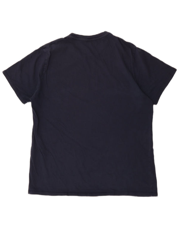 Levi's T-Shirt Graphique Top XL Homme Bleu Marine Coton