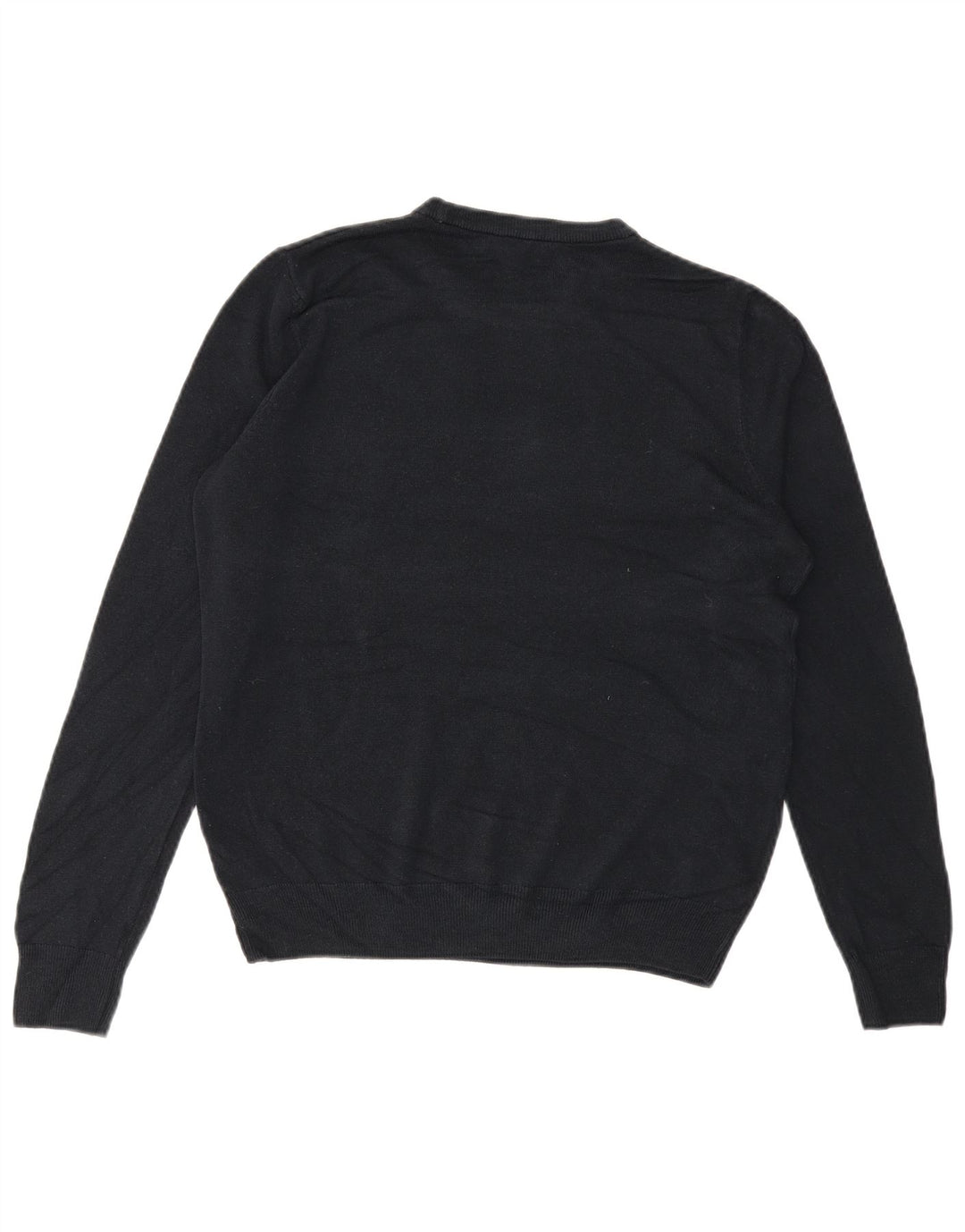 MARKS & SPENCER Pull Col Rond Homme Bleu Marine Moyen Acrylique