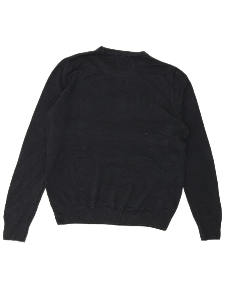 MARKS & SPENCER Pull Col Rond Homme Bleu Marine Moyen Acrylique