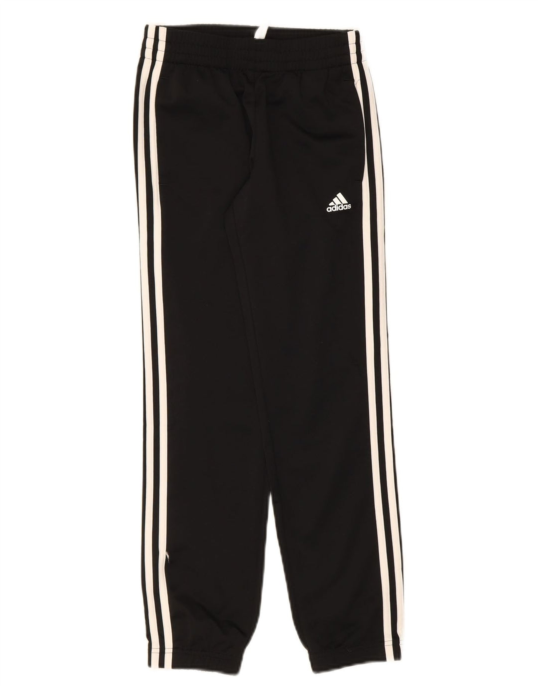 ADIDAS Boys Tracksuit Trousers Joggers 9-10 Years  Black Polyester