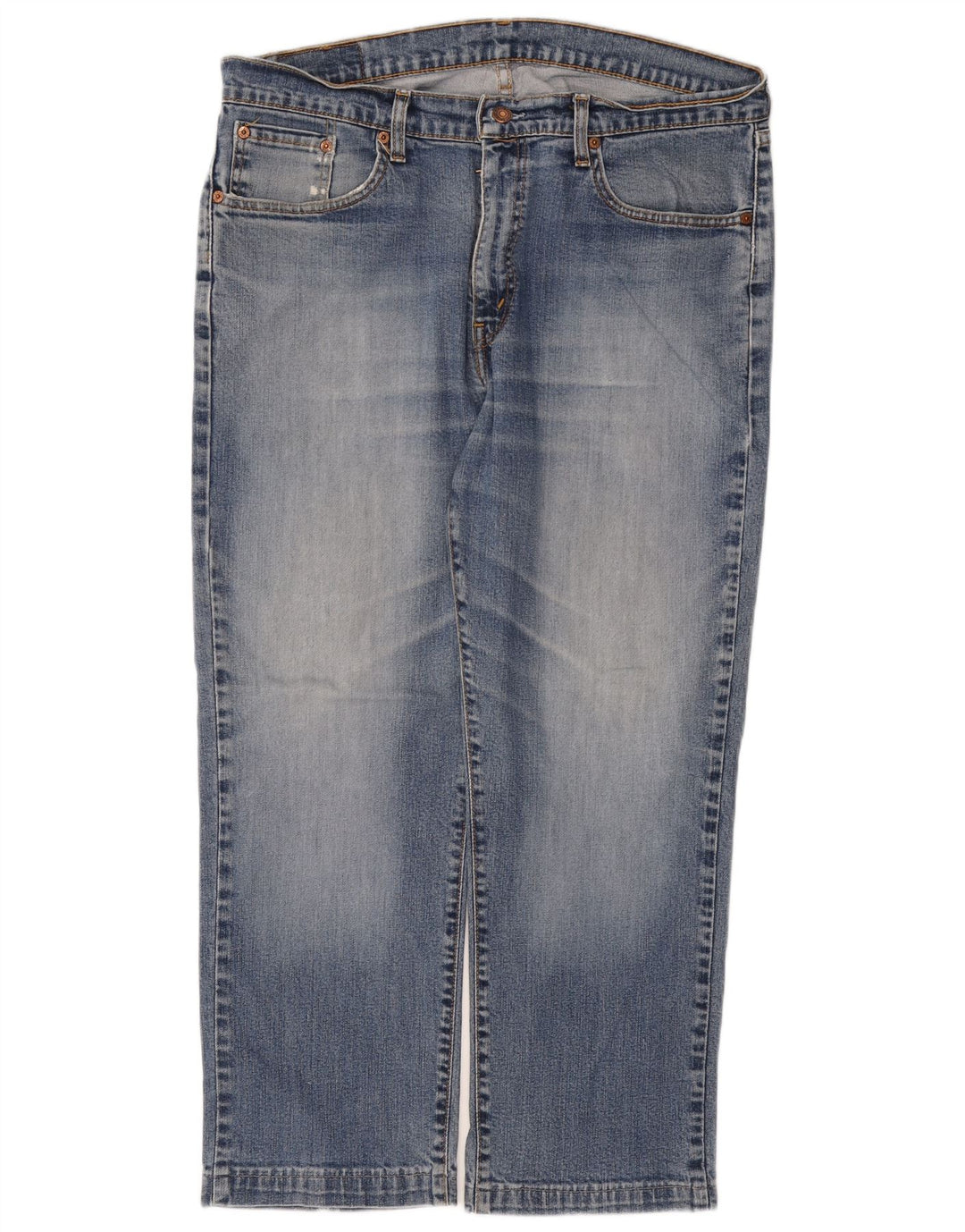 LEVI'S Jean Droit Homme W38 L27 Bleu Coton