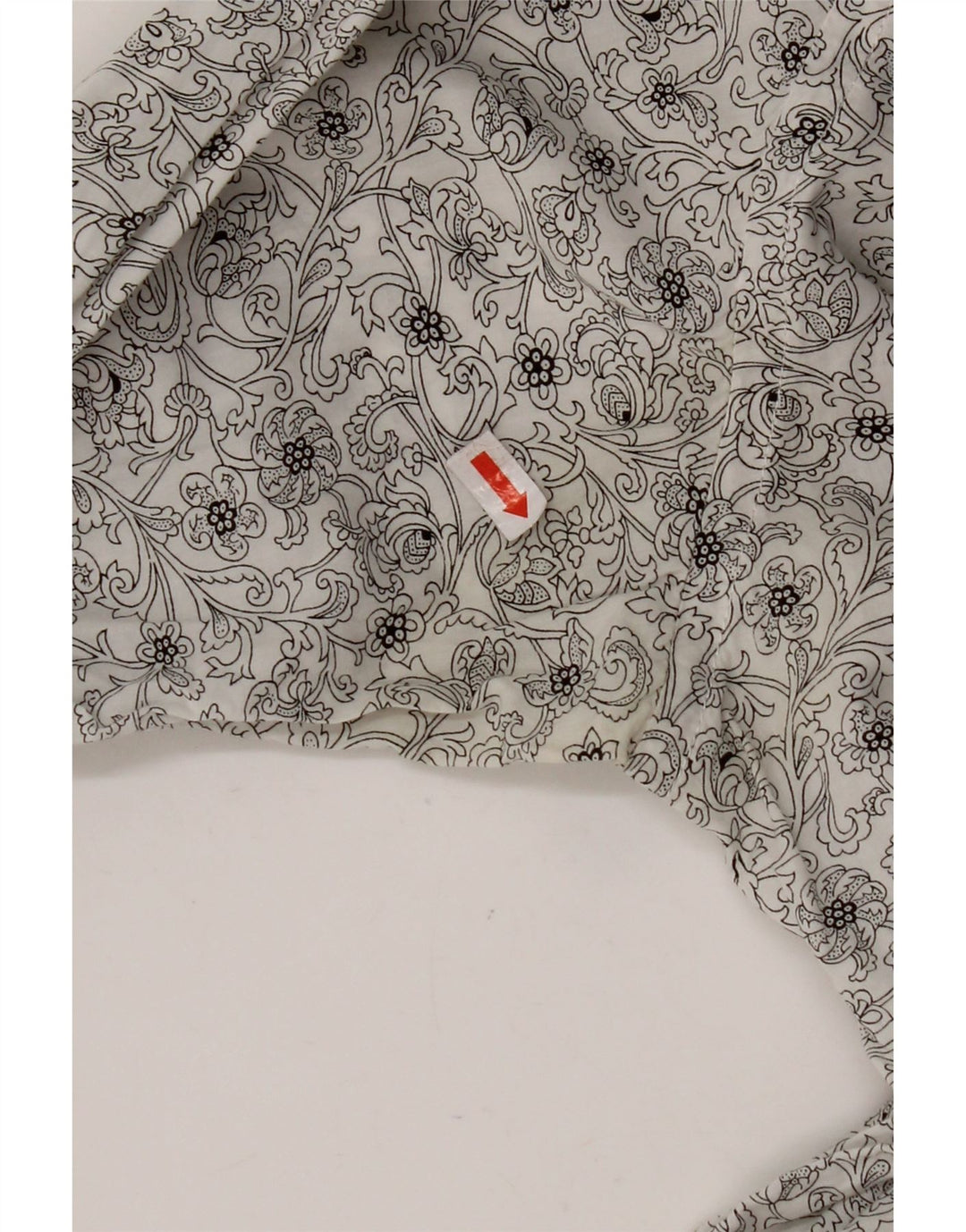 TED BAKER Chemise Homme Taille 3 Coton Floral Blanc Moyen