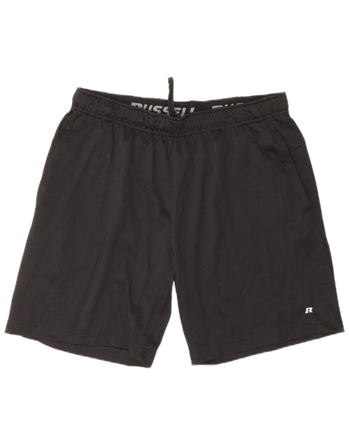 Russell Athletic Short de sport pour homme Taille L en polyester noir