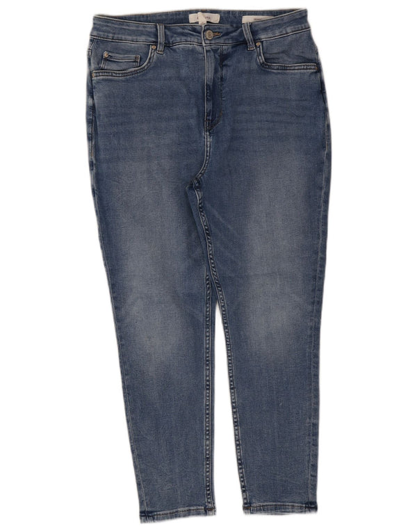 Marks & Spencer Jean skinny Per Una court pour femme UK 14 Large W30 L24 Bleu