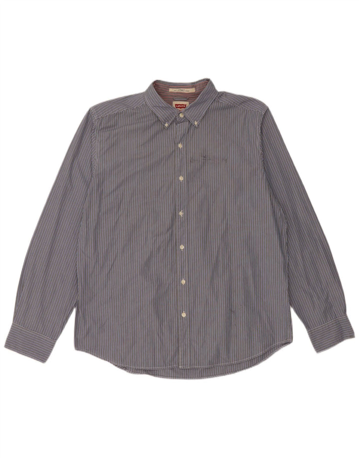 Levi's Chemise Standard Fit XL Homme Bleu Rayé Coton