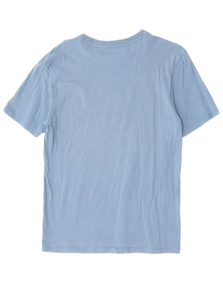 TIMBERLAND T-Shirt Regular Fit Graphique Homme Bleu Moyen Coton
