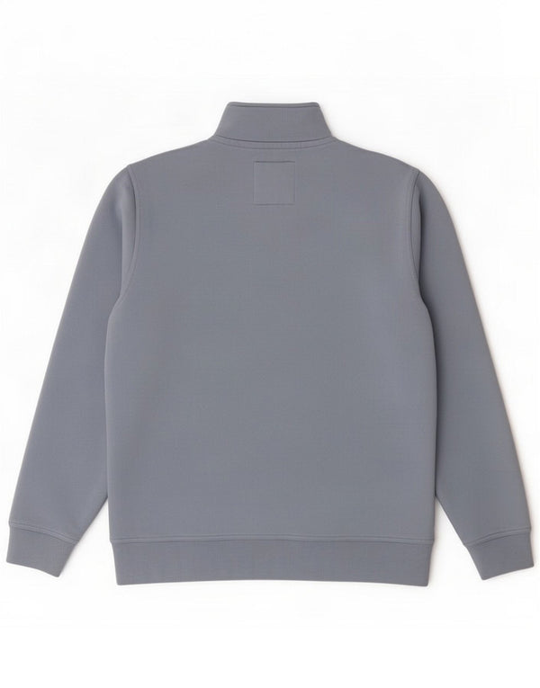 Crew Clothing Sweat-shirt à col zippé pour homme XL en coton bleu