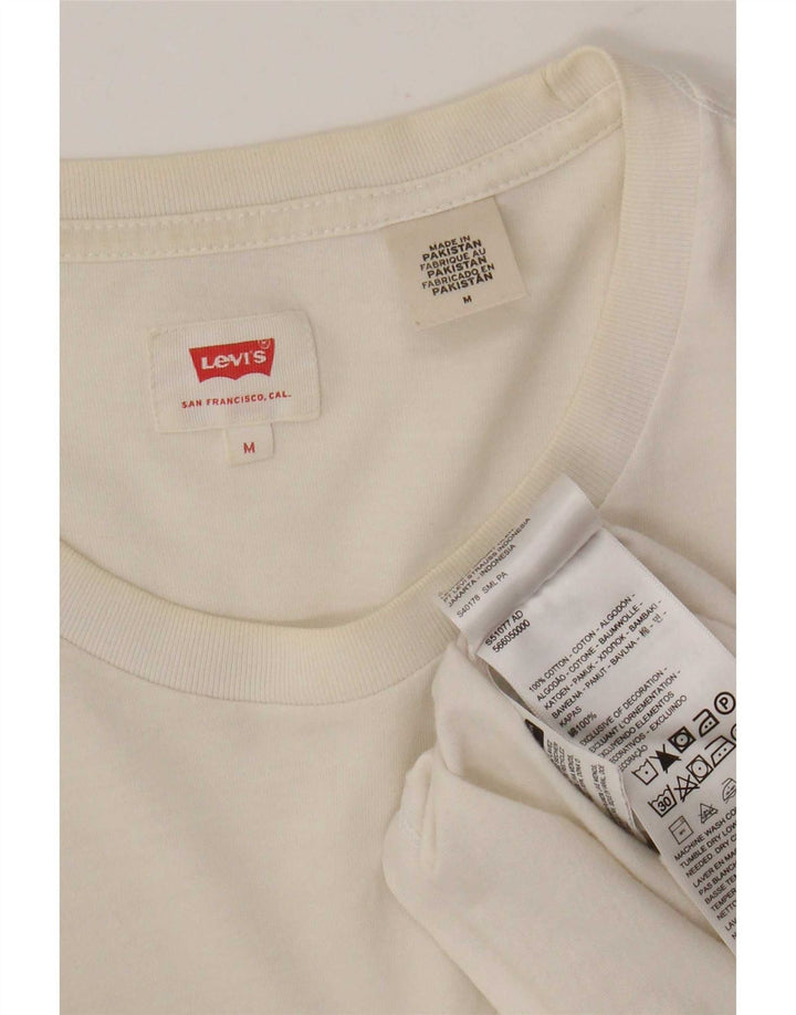 Levi's T-Shirt Homme Blanc Moyen Coton