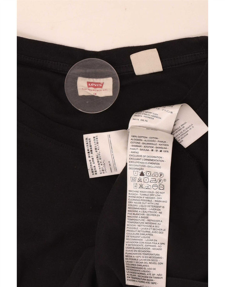 Levi's Top Manches Longues Femme UK 18 XL Noir Coton