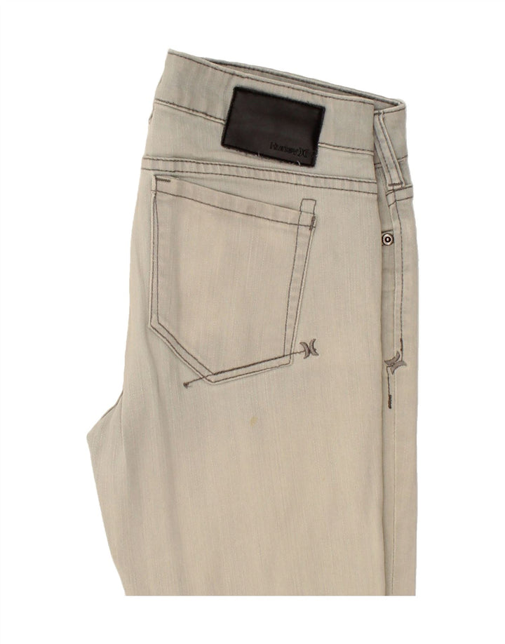 HURLEY Womens Slim Jeans W28 L32 Grey Cotton Vintage Hurley and Second-Hand Hurley from Messina Hembry 