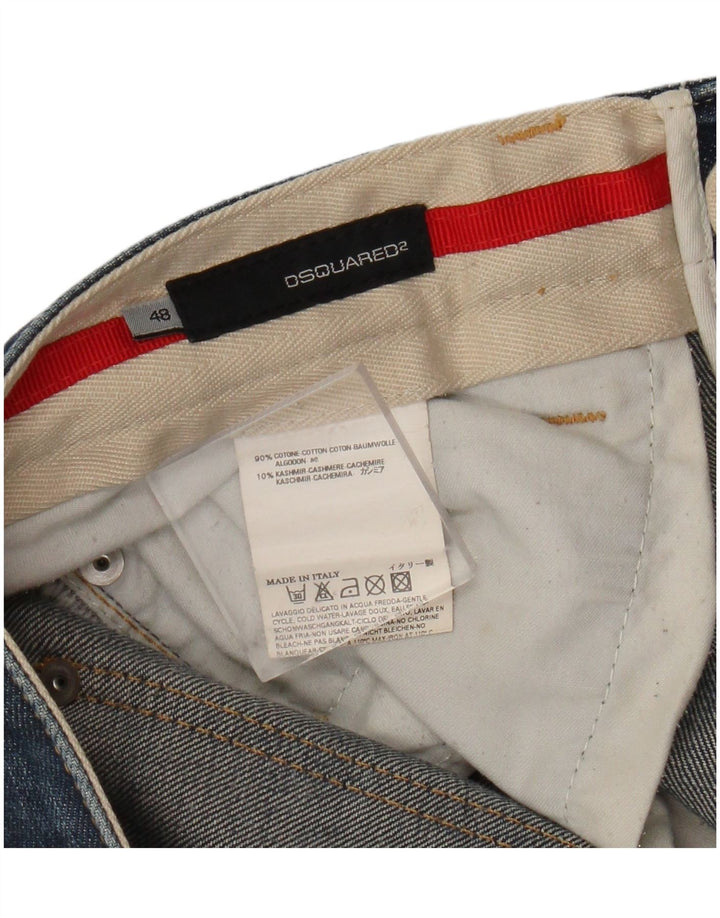 Dsquared2 Jean droit homme IT 48 Medium W34 L29 bleu coton