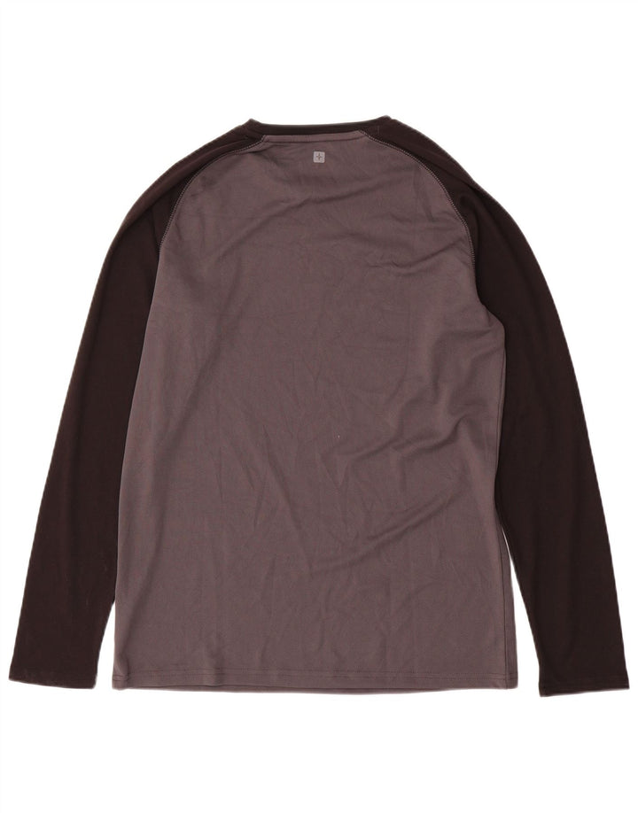Mountain Warehouse Haut IsoCool Manches Longues Homme Gris Moyen Colourblock