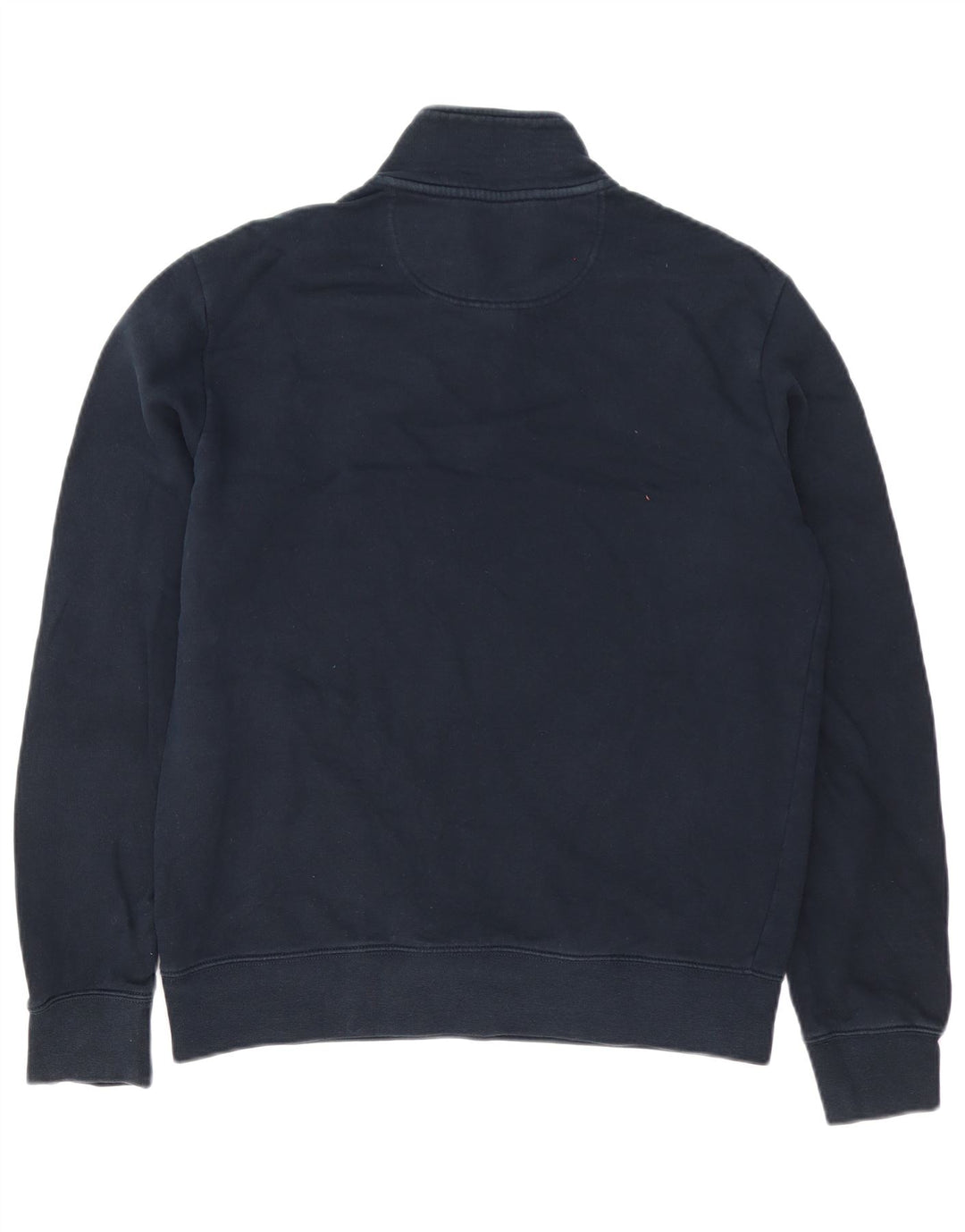 Marks & Spencer Sweat-shirt à col zippé pour homme en coton bleu marine moyen