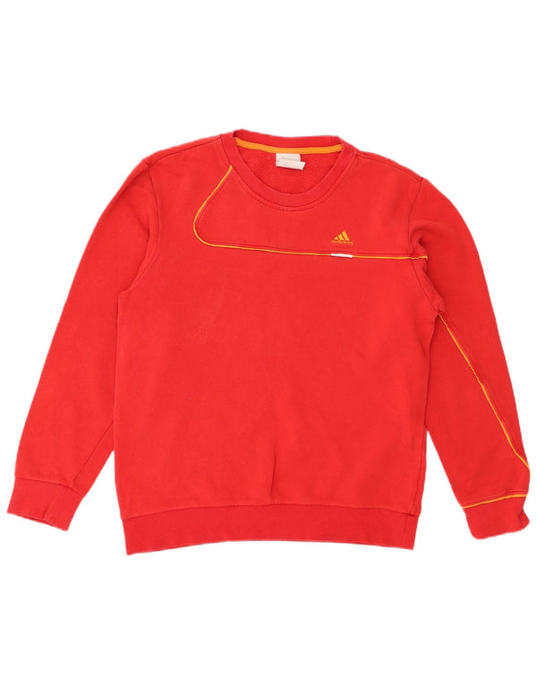 Adidas Mens Sweatshirt Jumper Petit Rouge Coton