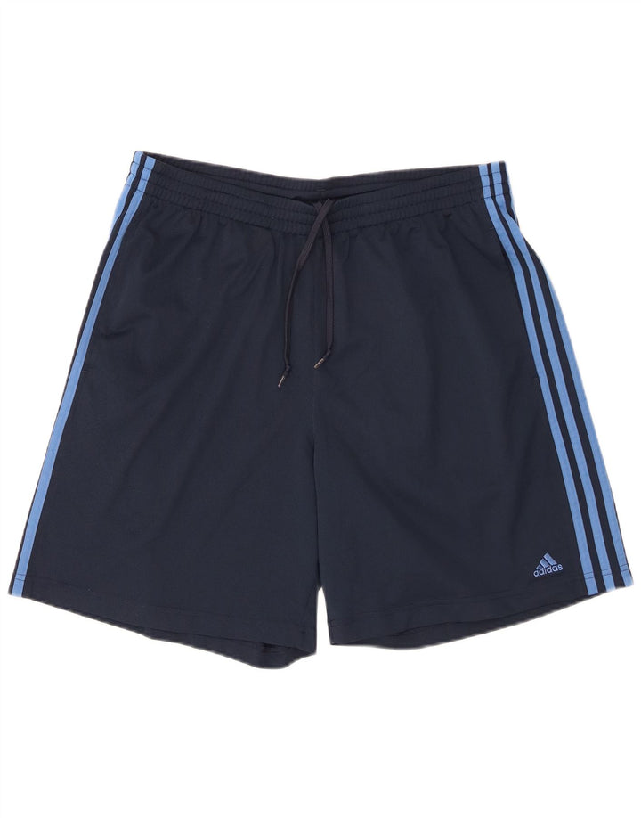 Adidas Hommes Climalite Sport Shorts Grand Bleu Marine Polyester