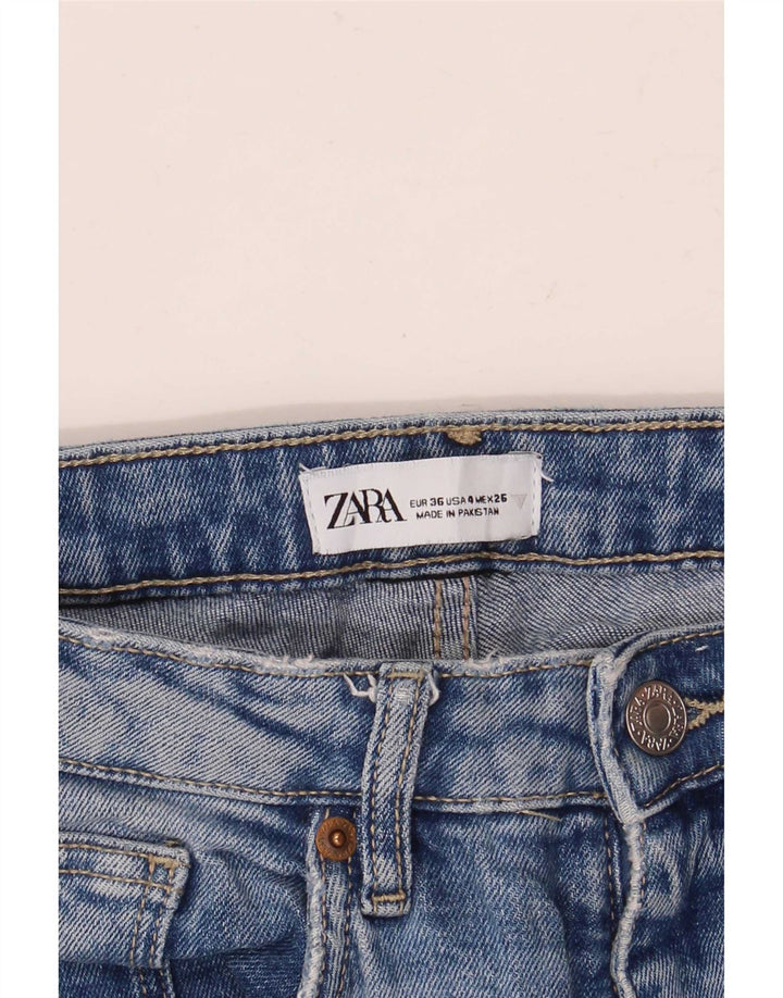 Zara Jean Bootcut Femme EU 36 XS W26 L25 Bleu