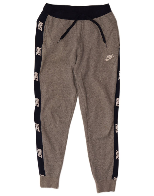 Nike Pantalon de survêtement graphique pour homme en coton color block XS Gris