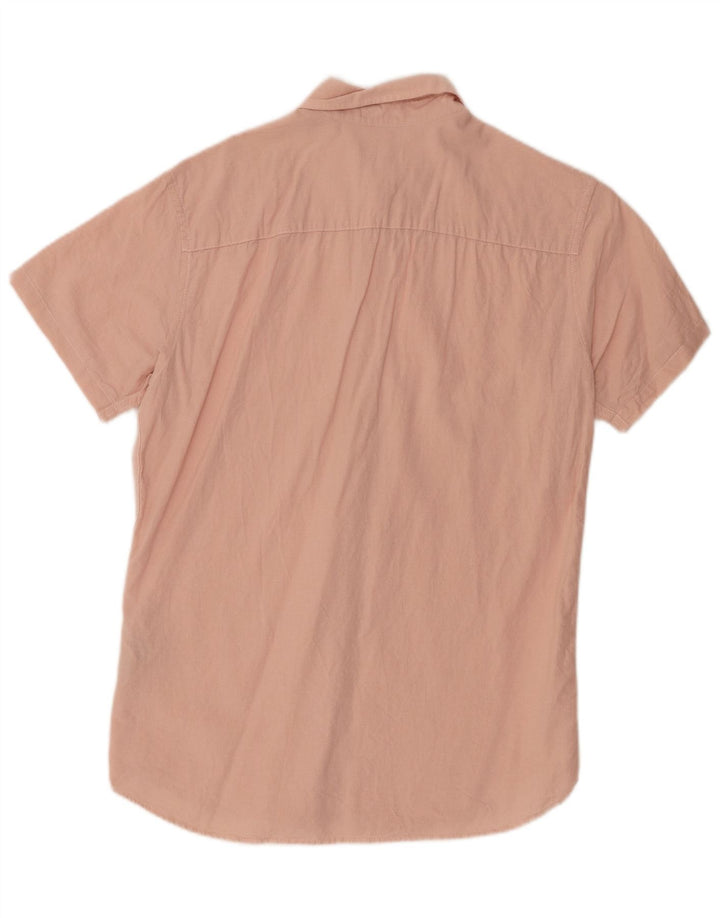Jack & Jones Chemise à Manches Courtes Homme Rose Moyen Coton