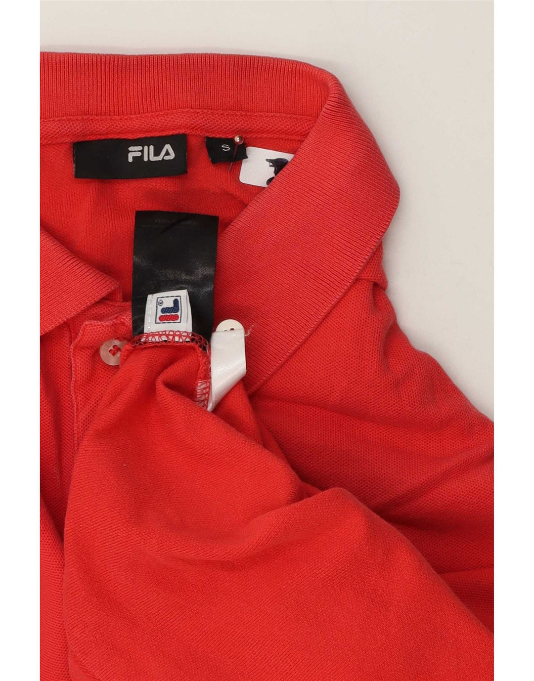 Fila Polo Homme Petit Rouge Coton