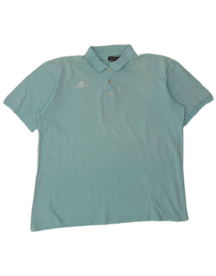 Kappa Polo Homme XL Turquoise Coton