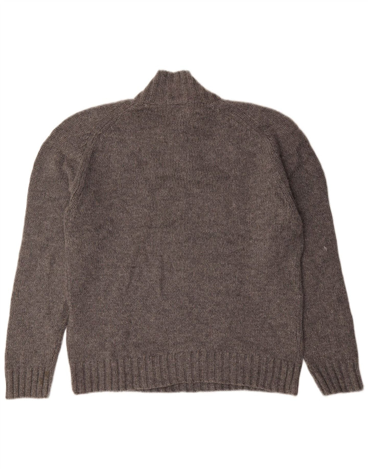 Marks & Spencer Pull autographe à col boutonné pour homme, grand gris