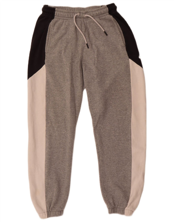 Nike Pantalon de survêtement pour homme en coton color block Taille S Gris
