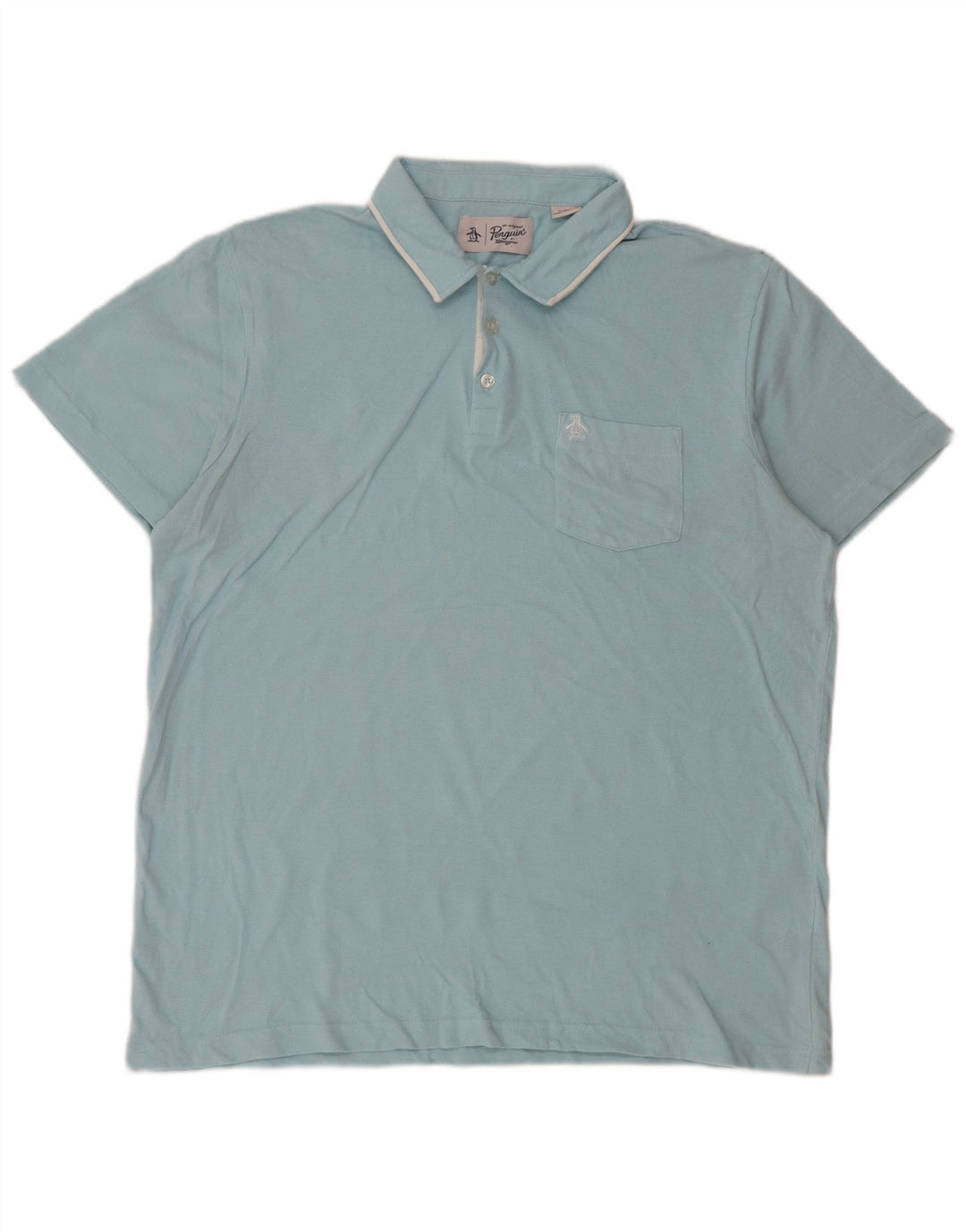 Penguin Polo Homme XL Bleu Coton