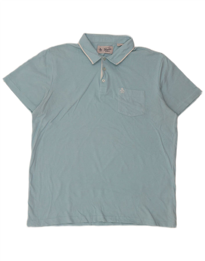 Penguin Polo Homme XL Bleu Coton