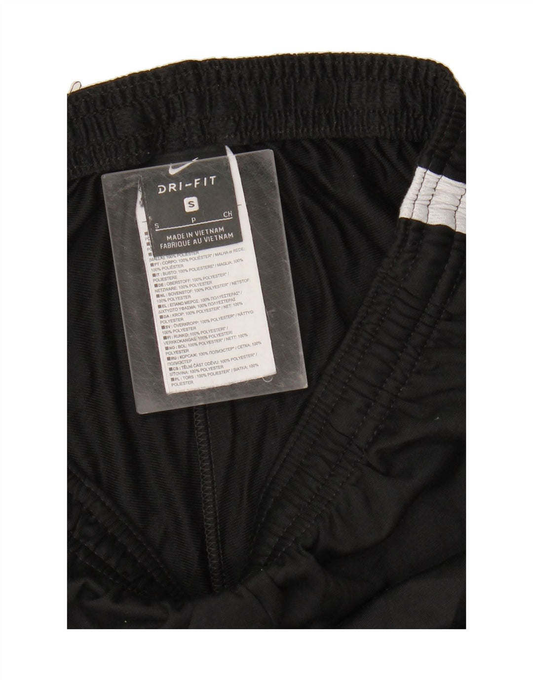NIKE Womens Tracksuit Trousers UK 8 Small  Black Colourblock Polyester Vintage Nike and Second-Hand Nike from Messina Hembry 