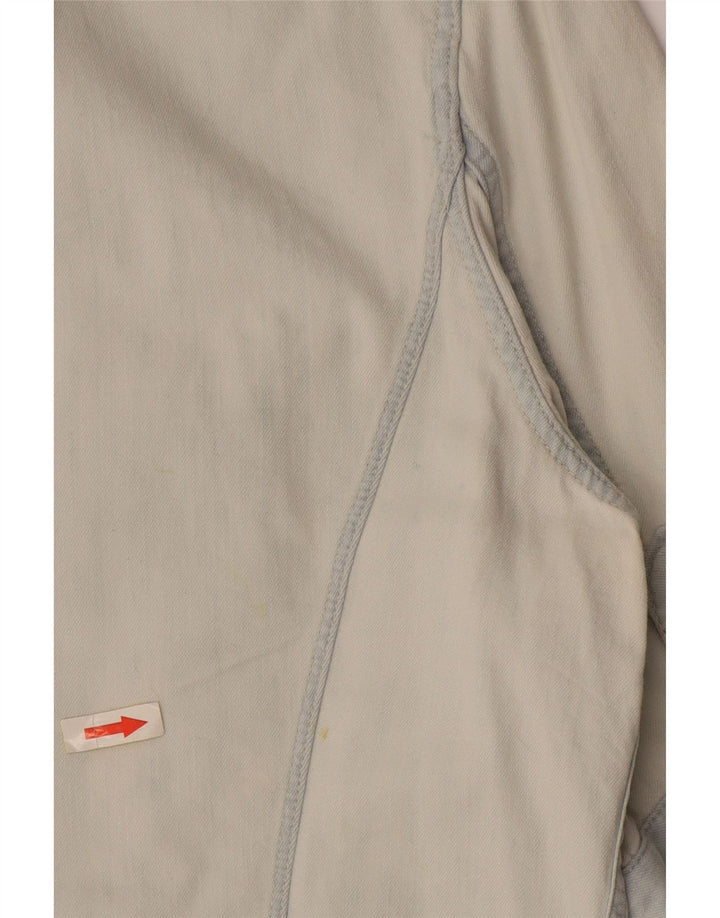 Levi's Chemise en Jean à Manches Courtes Femme UK 16 Large Bleu