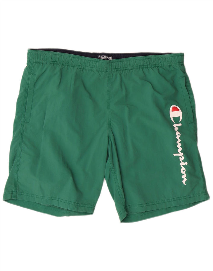CHAMPION Short de Bain Graphique Homme Grand Vert