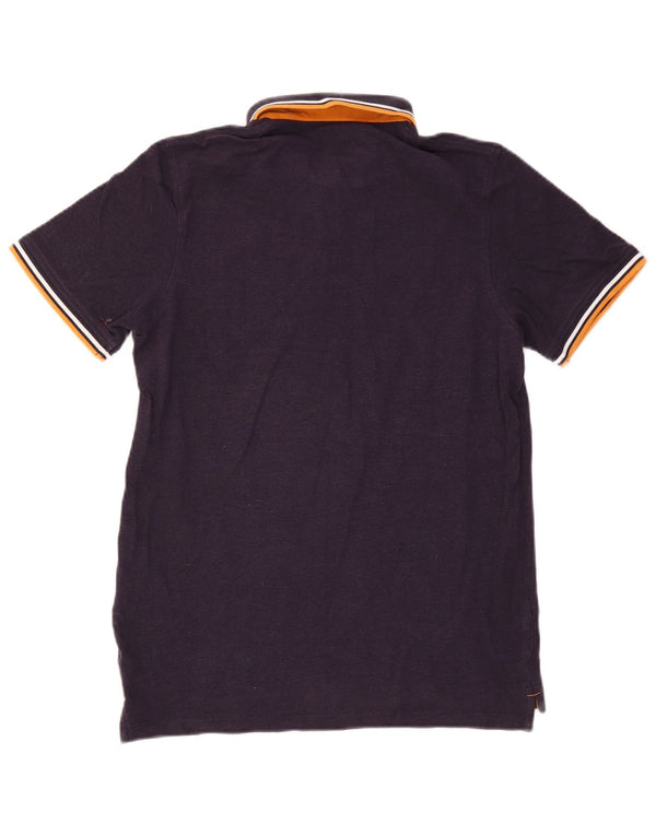 Jack & Jones Polo Homme Large Violet Rayé Coton