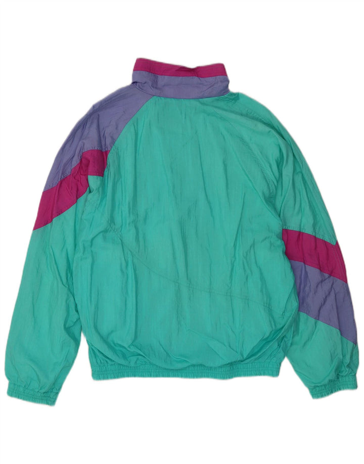 Diadora Veste de Survêtement Femme Large Turquoise Colourblock Polyamide