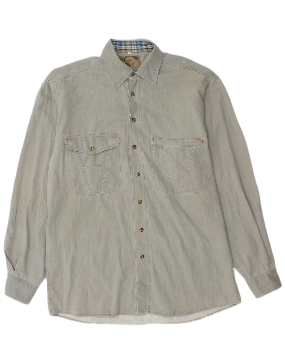 BALLOON Chemise en flanelle homme taille 39 gris moyen