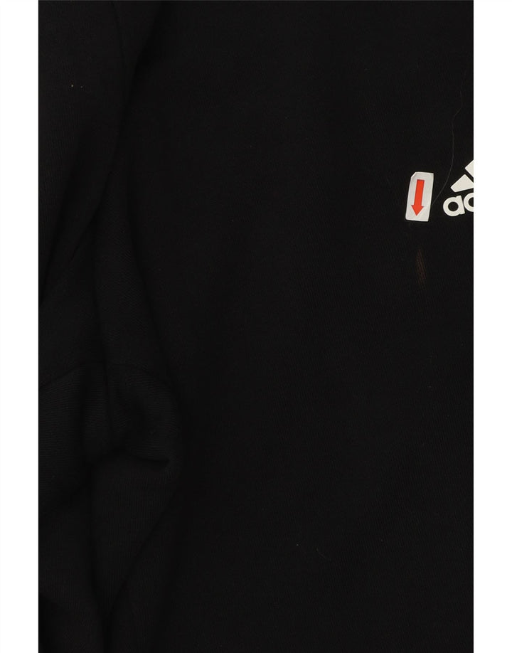 Adidas Pantalon de survêtement pour homme en coton noir moyen