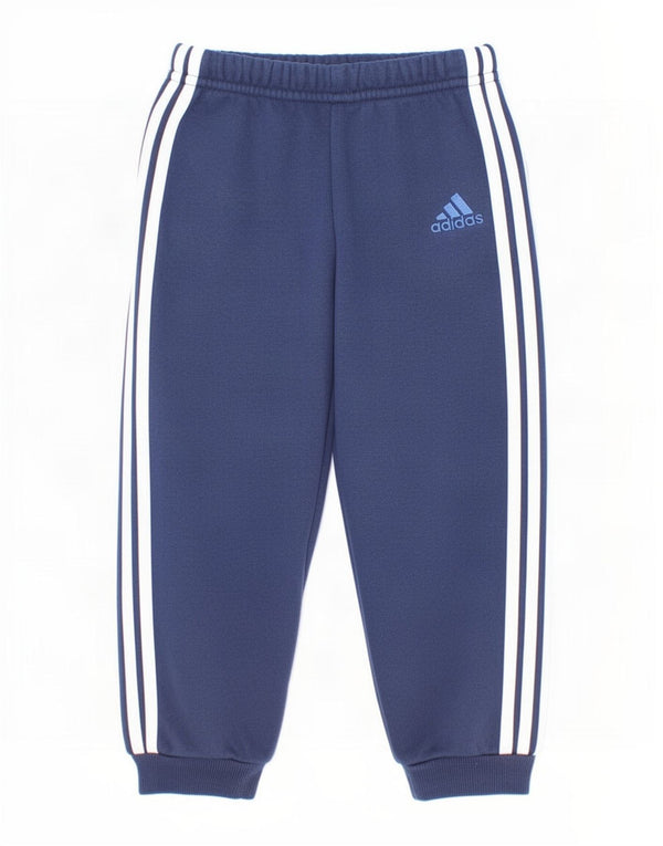 Pantalon de survêtement Adidas bébé garçon Joggers 18-24 mois bleu marine coton