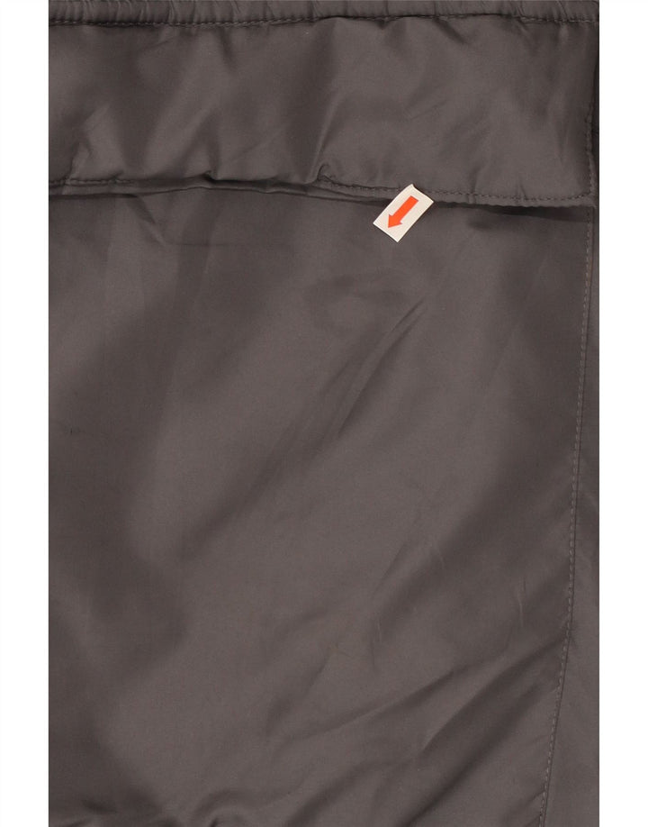 French Connection Manteau matelassé à capuche pour homme UK 42 XL Gris Polyester