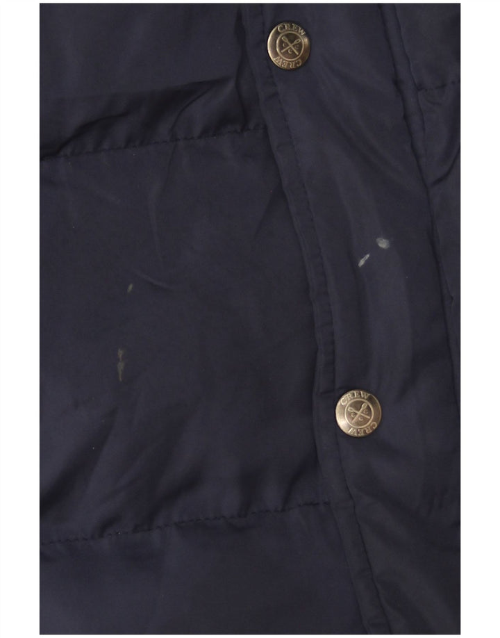 Crew Clothing Gilet rembourré pour homme UK 38 Bleu marine moyen Polyester