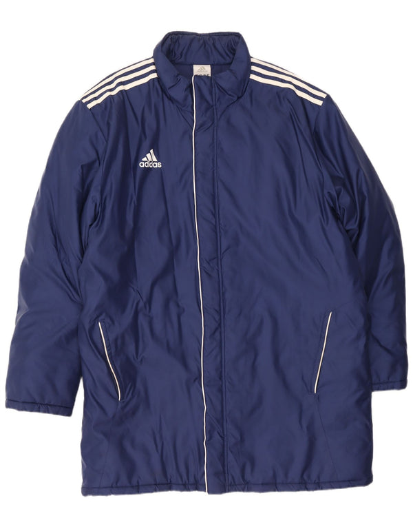Adidas Manteau coupe-vent pour homme UK 50/52 2XL Bleu marine Nylon
