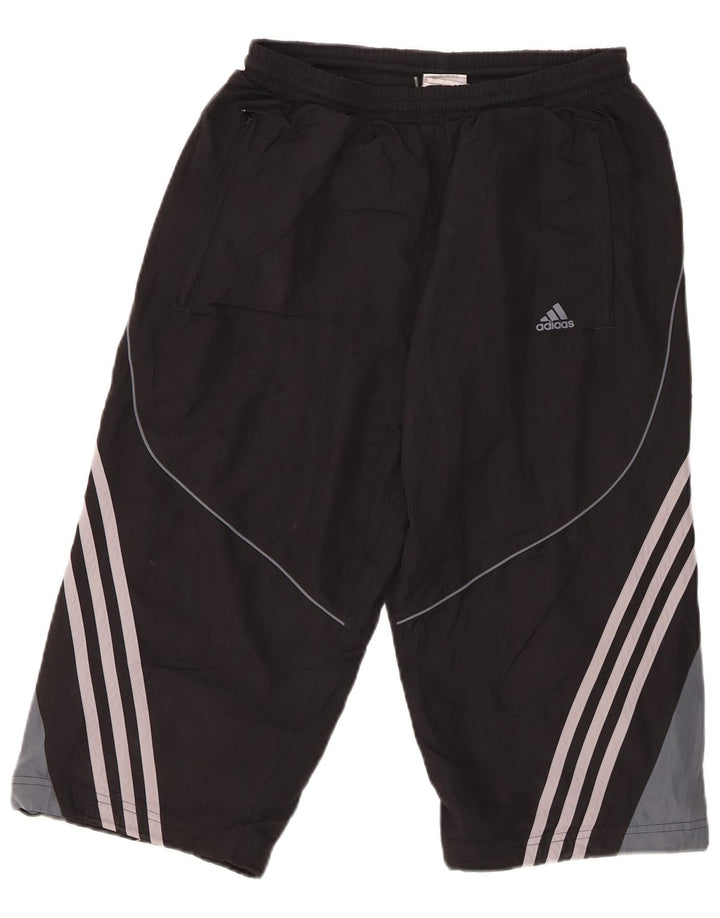 Adidas Bermuda Sport Short pour Homme Petit Noir Polyester Colorblock