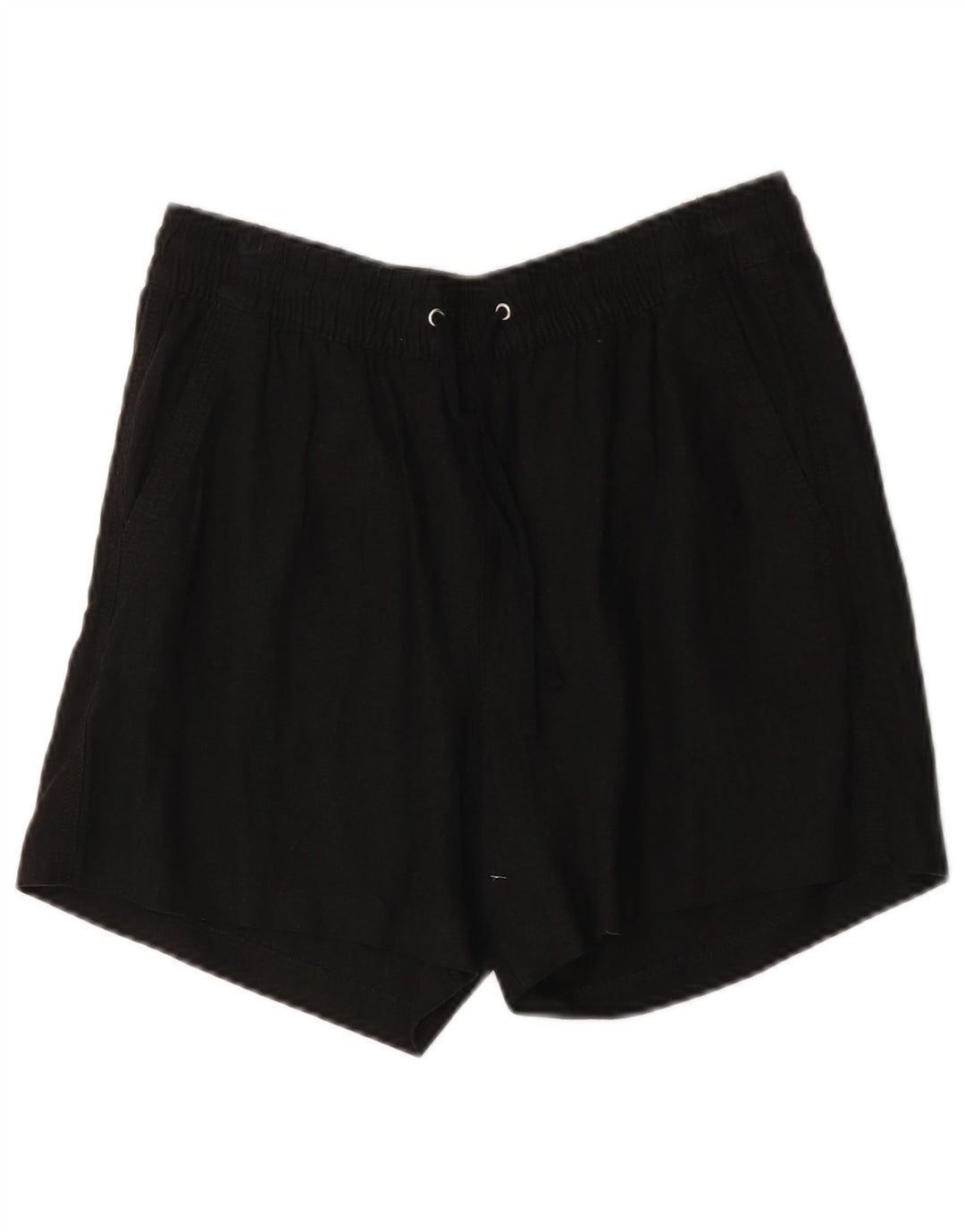 Marks & Spencer Short Chino Femme UK 12 Medium W30 Lin Noir