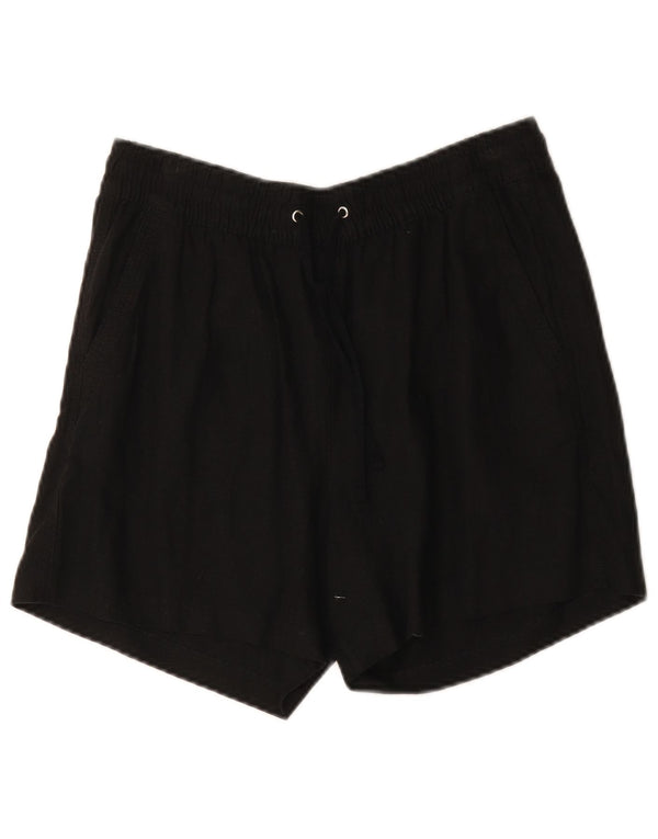 Marks & Spencer Short Chino Femme UK 12 Medium W30 Lin Noir