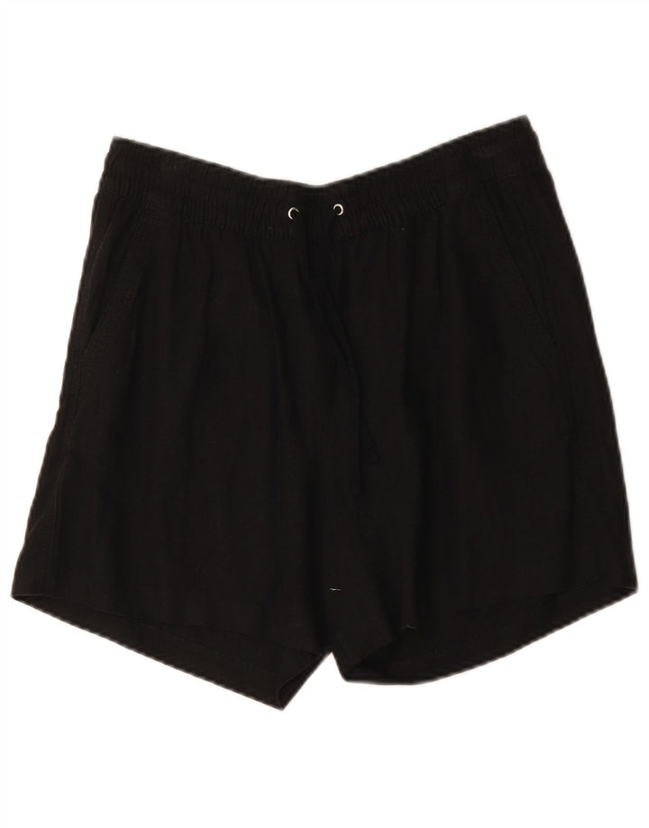 Marks & Spencer Short Chino Femme UK 12 Medium W30 Lin Noir