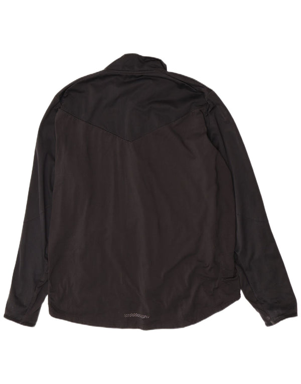 Veste de survêtement Nike Dri Fit pour femme UK 18 XL Noir Polyester